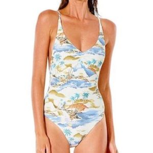 BNWT RIP CURL TEXTURED ONE PIECE SWIM SUIT